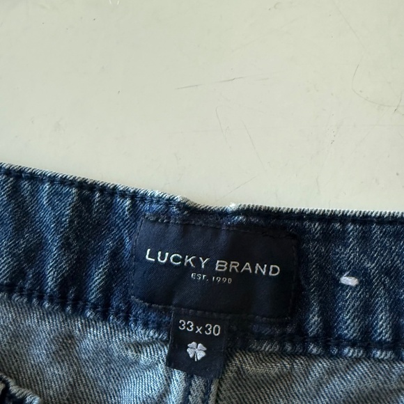 Lucky Brand Straight Leg Medium Wash Casual 5 Pocket Denim Jeans Mens  33 x 30 - Picture 5 of 11